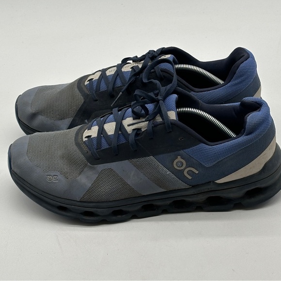 On Cloudrunner Mens 12.5 Shoes Blue Running Walking Gym Cushion Sneaker Comfort - Picture 8 of 12